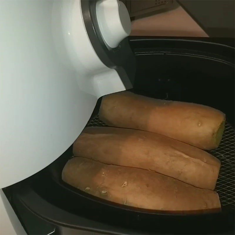 Step 2 Roasted sweet potatoes Roasted sweet potatoes using air fryer