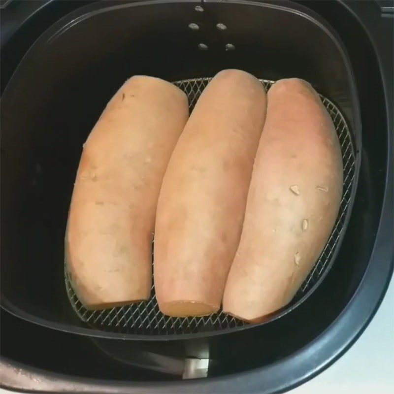 Step 2 Roasted sweet potatoes Roasted sweet potatoes using air fryer