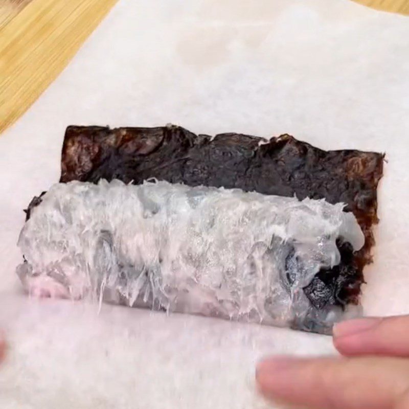 Step 2 Shrimp Cake Wrapped in Seaweed