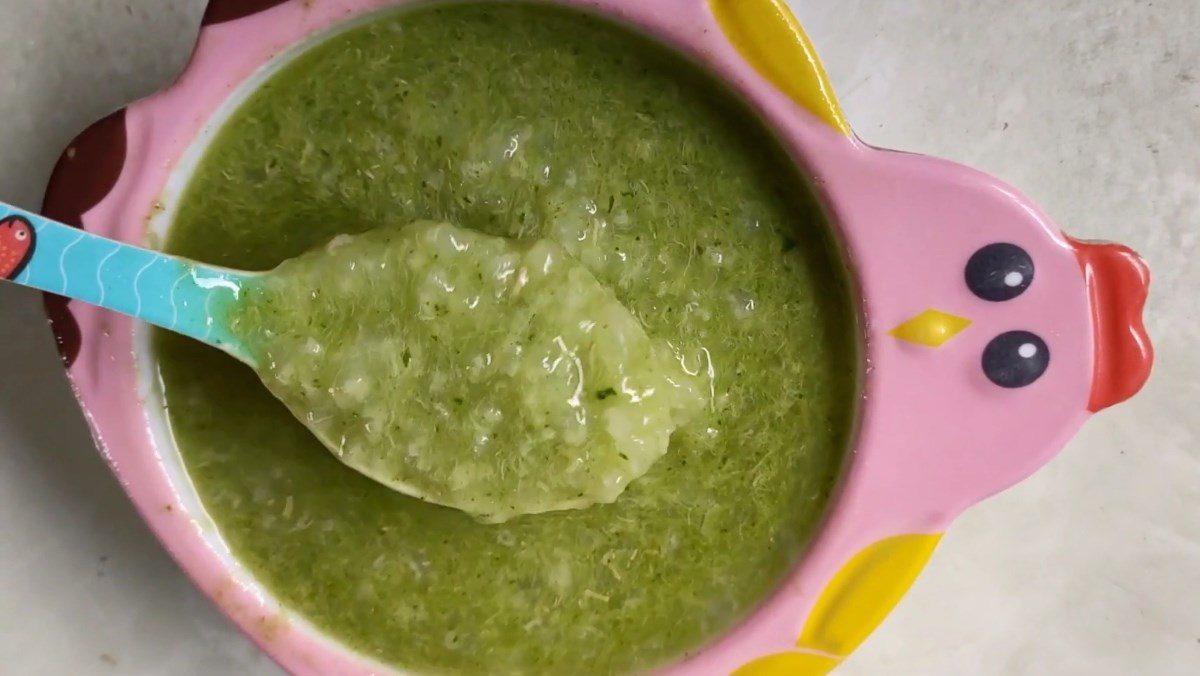 Beef and Water Spinach Porridge