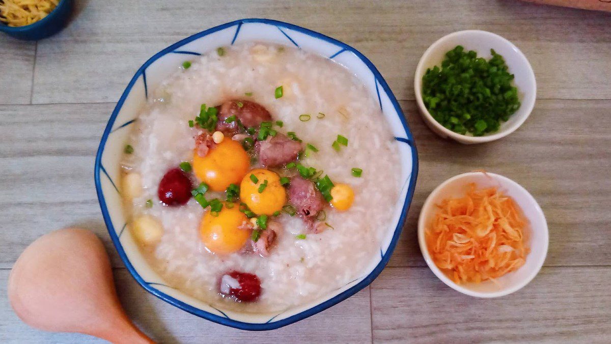 Chicken heart porridge with lotus seeds (recipe shared by a user)