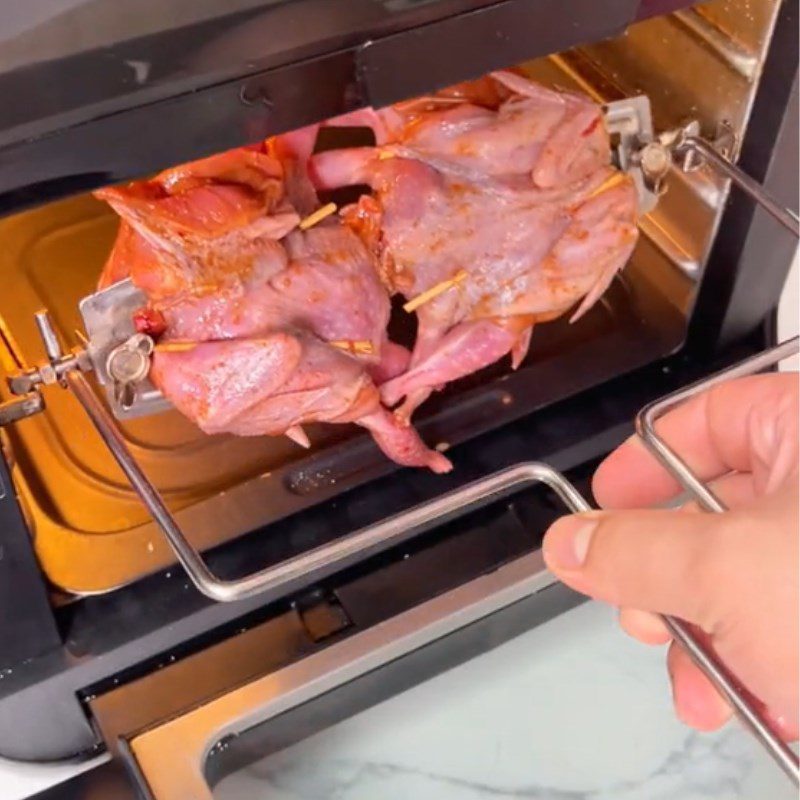 Step 2 Preparing Honey Roasted Quail (Recipe shared from Tiktok Cooking with TasteVN)