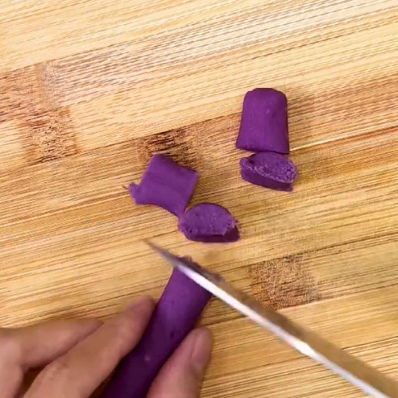Step 2 Cooking Sweet Potato Balls (Recipe shared from Tiktok Let's Cook with Dien May XANh)