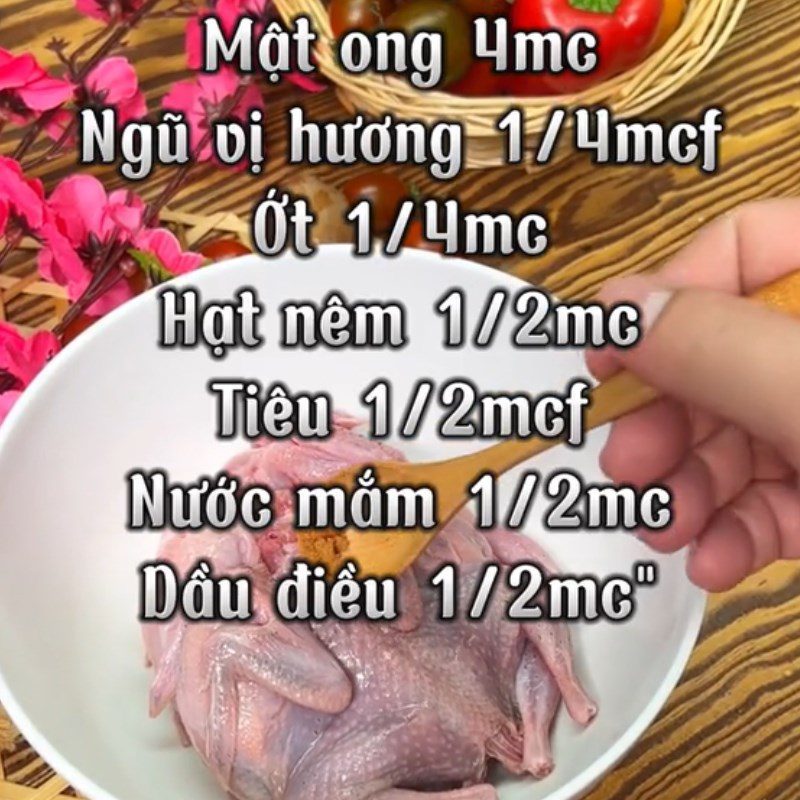Step 2 Cooking Honey-Roasted Quail (Recipe shared from Tiktok Cooking with TasteVN)