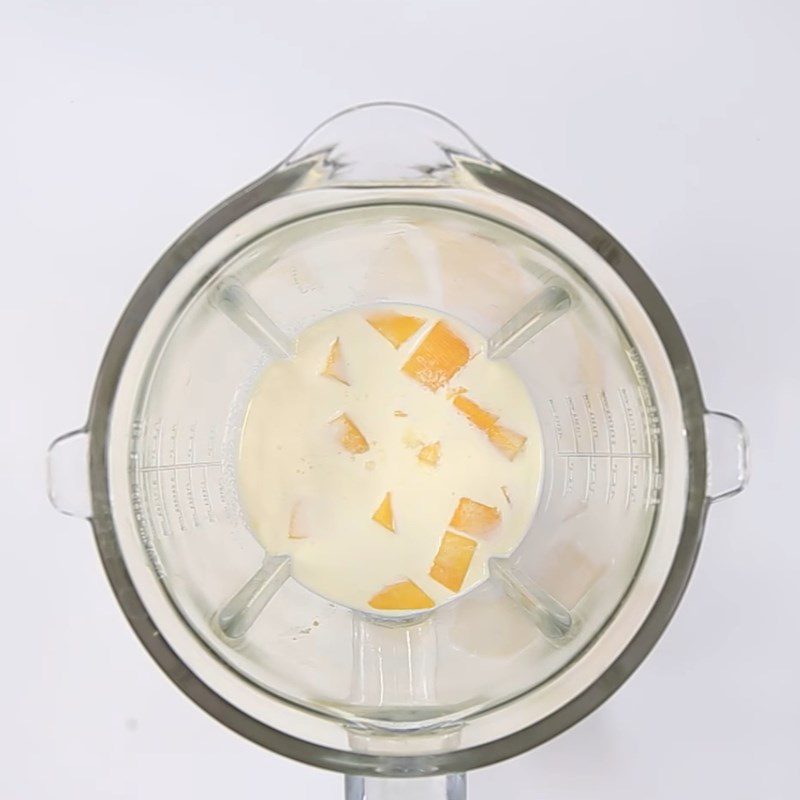Step 1 Make mango pudding Mango Sticky Rice Pudding