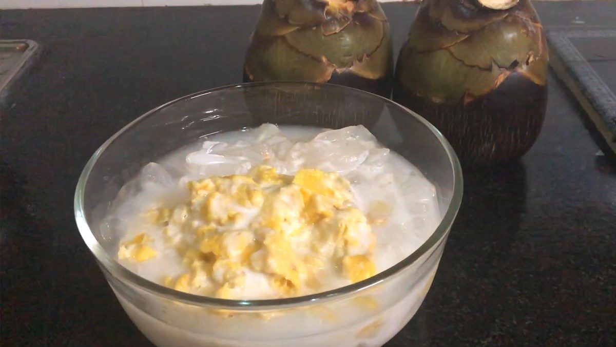 Jackfruit and thốt nốt jelly