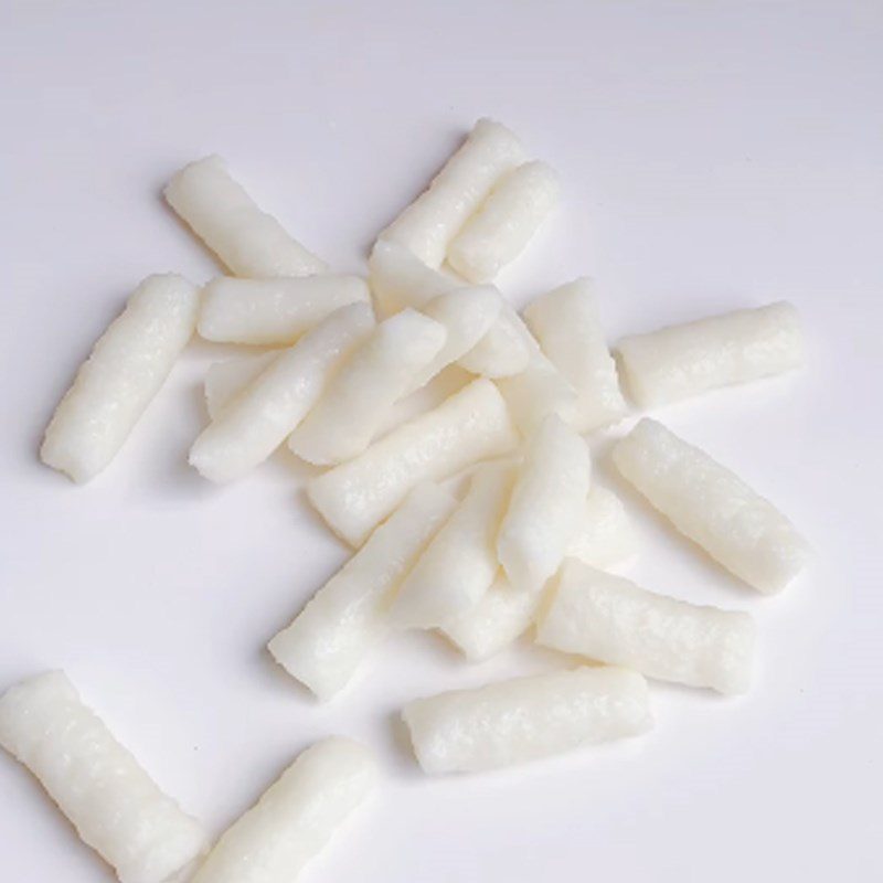 Step 3 Dough Division and Shaping Tokbokki Rice Cake with Leftover Rice