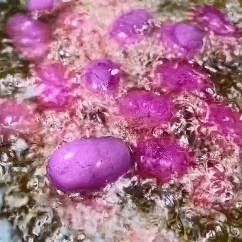 Step 3 Fry the cake Fried Sweet Potato Cake (Recipe shared from TikTok Cook with TasteVN)