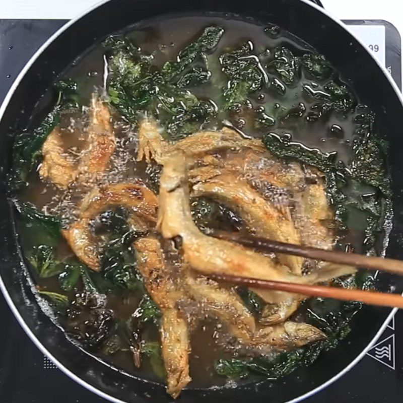 Step 3 Fried Fish and Betel Leaves Fried Fish