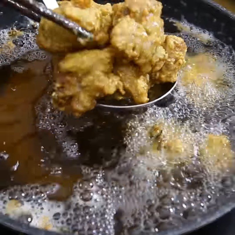 Step 3 Fried Chicken Sesame Fried Chicken with Lime Leaves