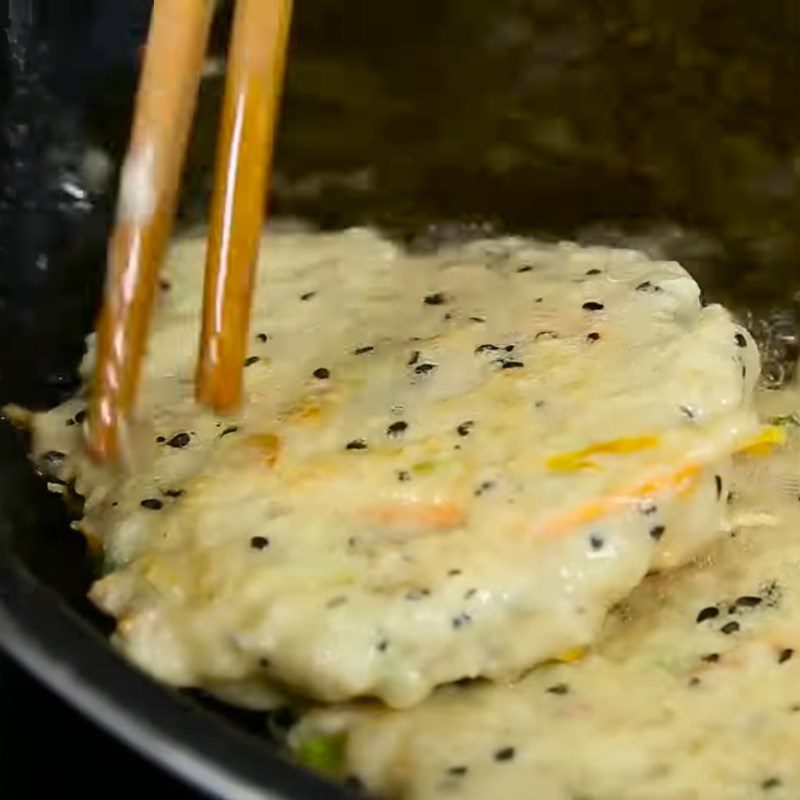 Step 4 Fried Chicken Minced Chicken Fried with Sesame