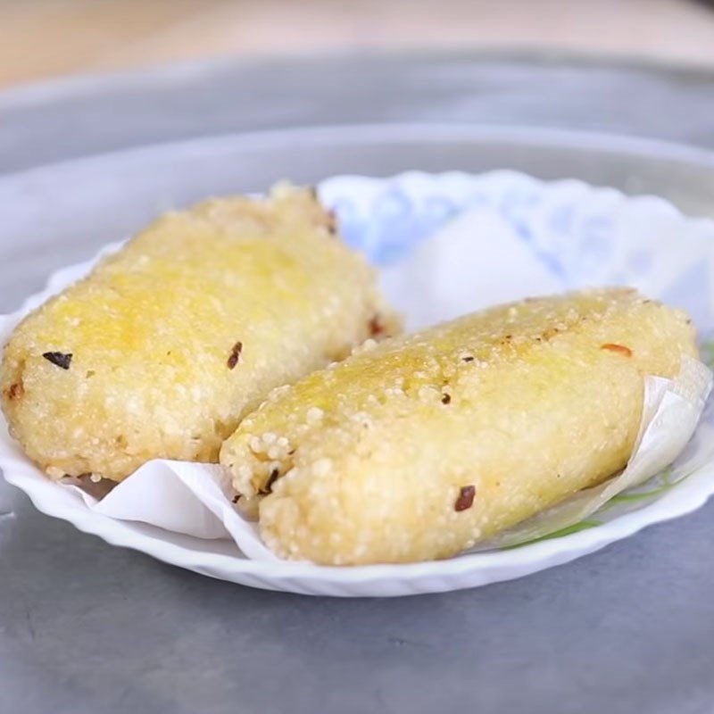 Step 5 Fried Sticky Rice with Chicken Crispy Fried Sticky Rice