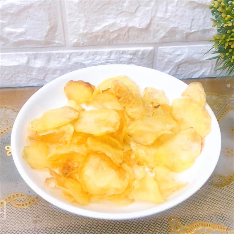 Step 2 Fried potatoes Potato chips made with an air fryer