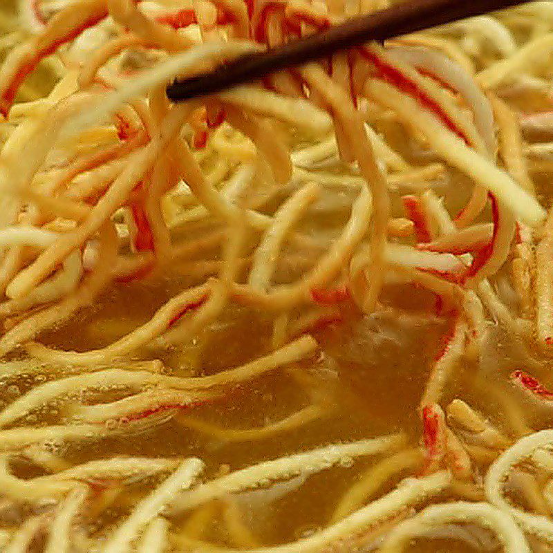 Step 2 Fry the crab sticks for Crispy Crab Sticks