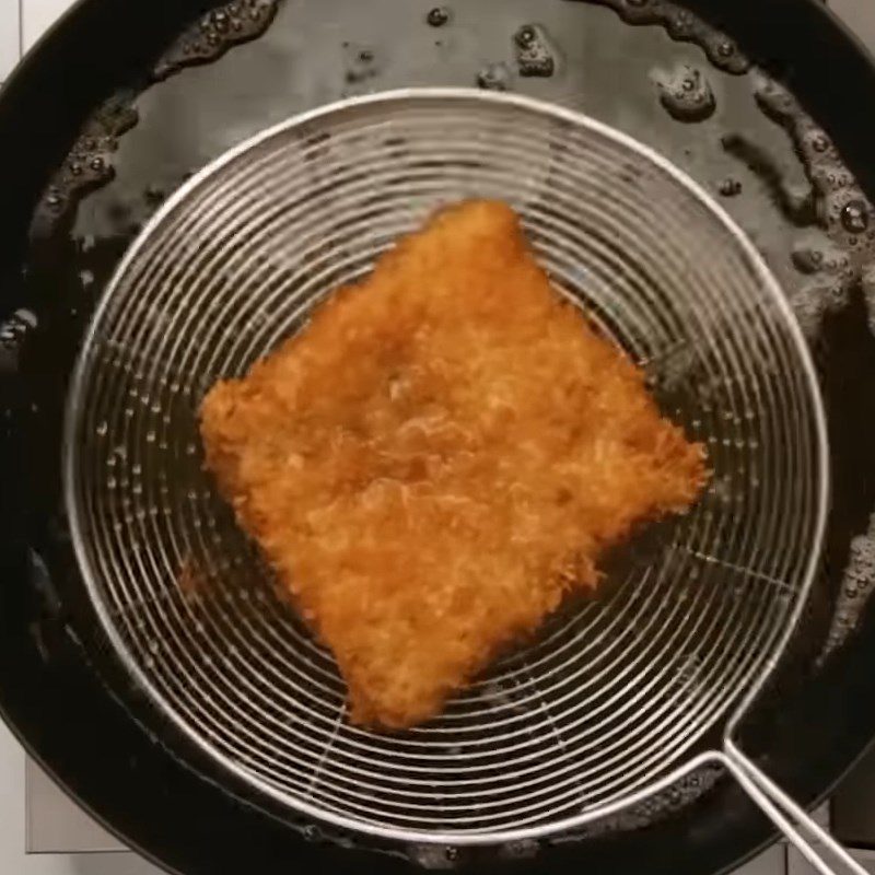 Step 2 Fry the beef for Fried Beef Sandwich