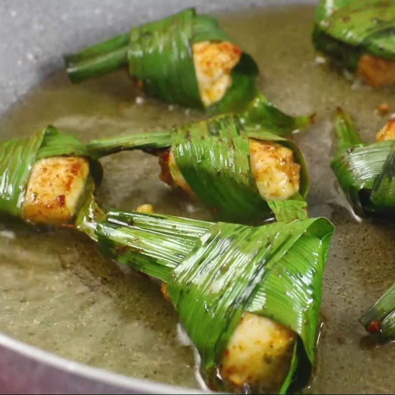 Step 4 Fried Chicken Fried Chicken with Pandan Leaves