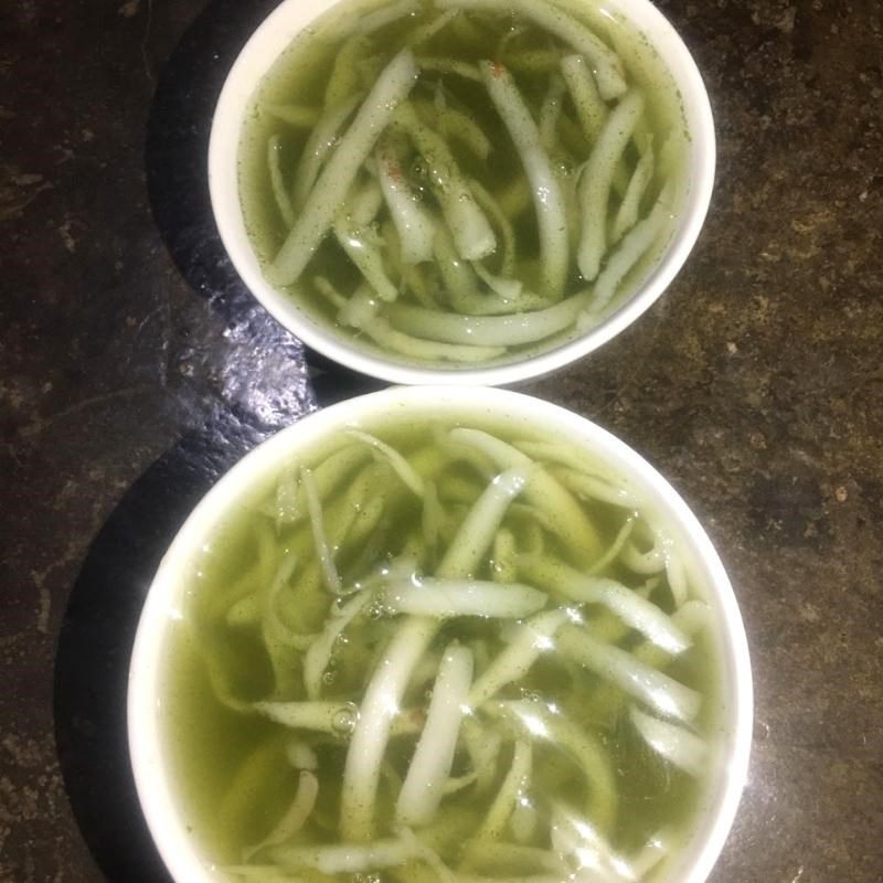 Step 3 Remove the jelly from the mold Coconut jelly with pandan leaves