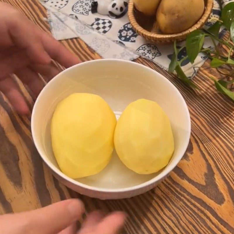 Step 1 Prepare the ingredients Baked Potato Cakes (Recipe shared from Tiktok Cook with TasteVN)