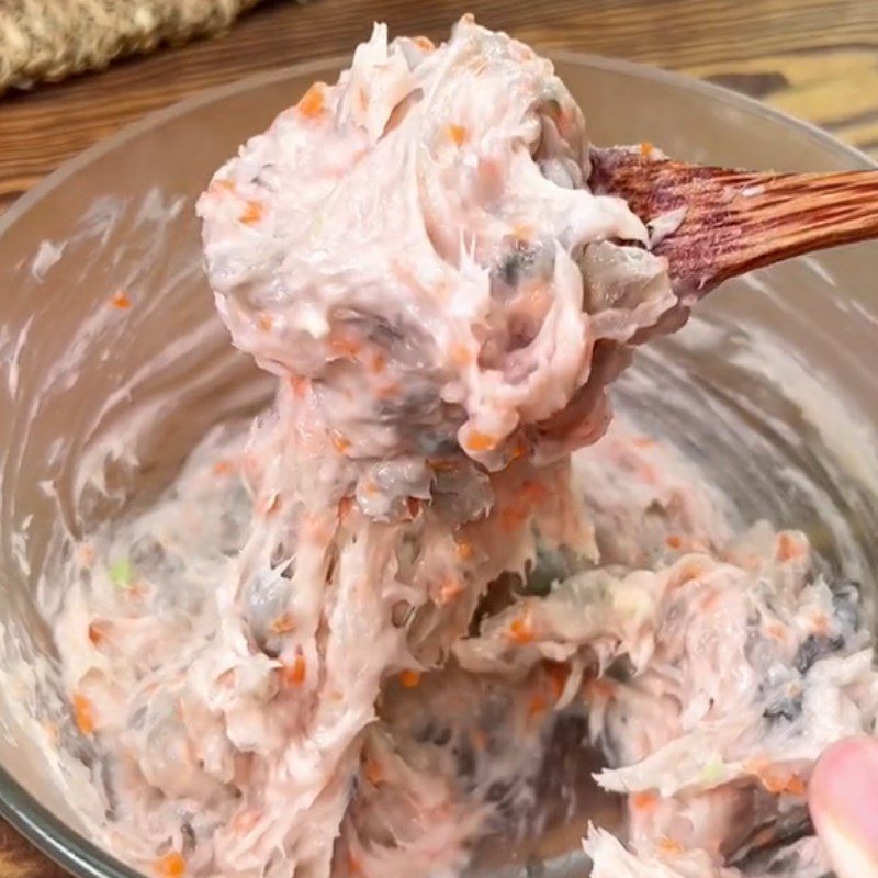 Step 1 Prepare ingredients for Shrimp Rolled Cake with Soy Sauce