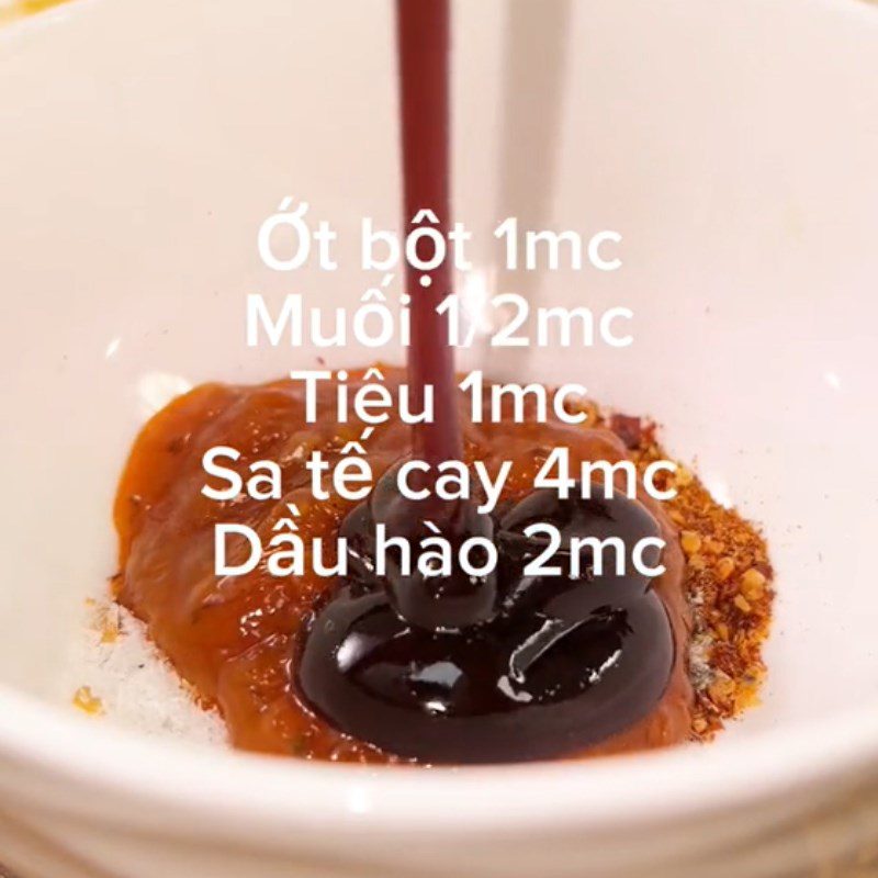 Step 1 Prepare the ingredients for Grilled Octopus Tentacles with Satay (Recipe shared from Tiktok Let's Cook with TasteVN)