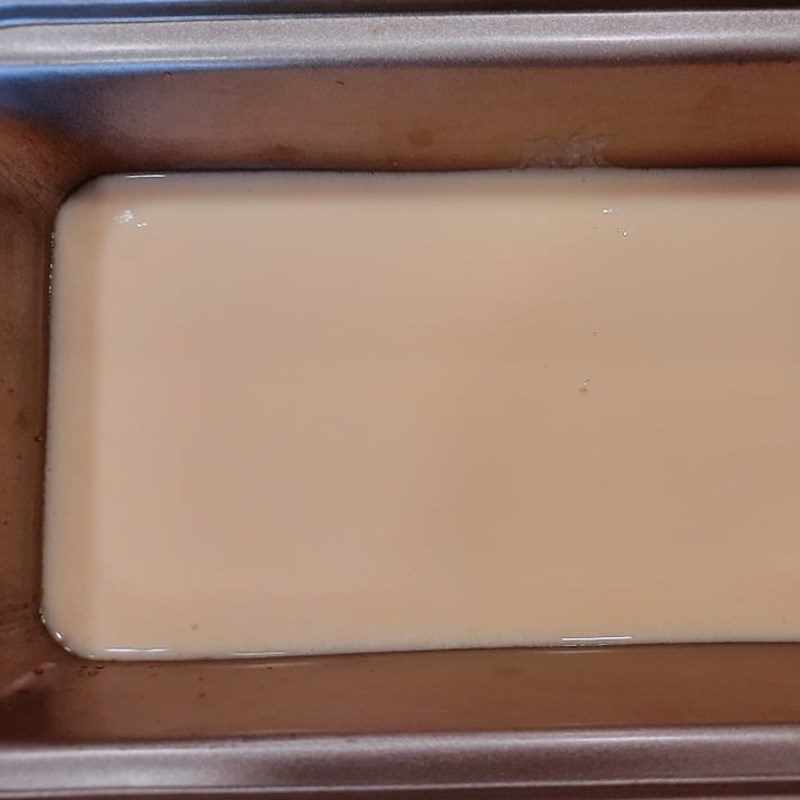 Step 3 Pour into mold and bake Yogurt flan