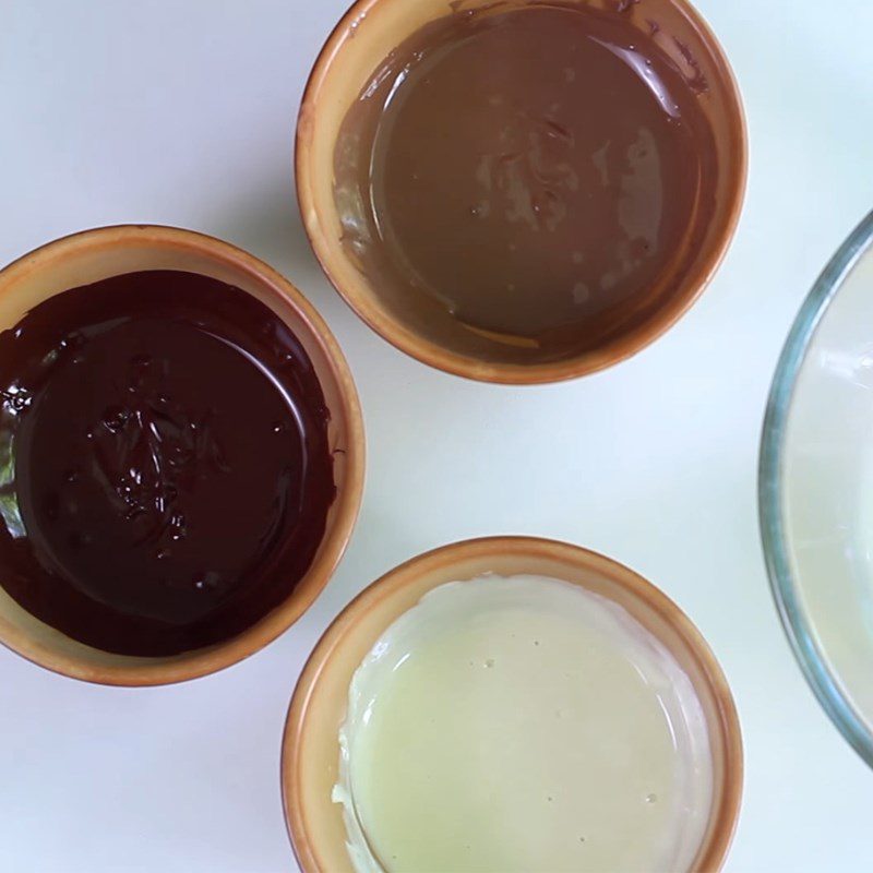 Step 1 Melting Chocolate Cold Chocolate Cake