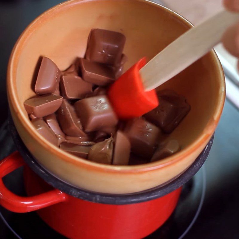 Step 1 Melting Chocolate Cold Chocolate Cake