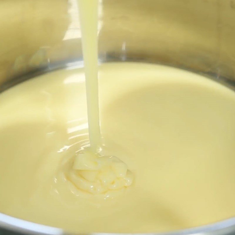 Step 2 Cook the mixture Durian yogurt jelly