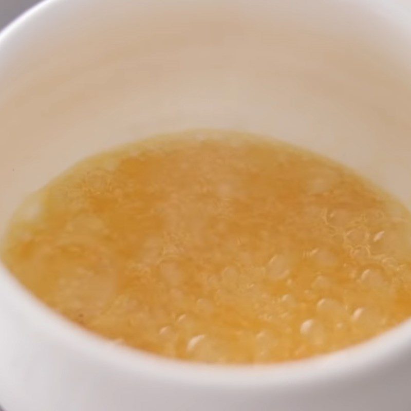 Step 2 Cook the caramel milk mixture for caramel milk pudding