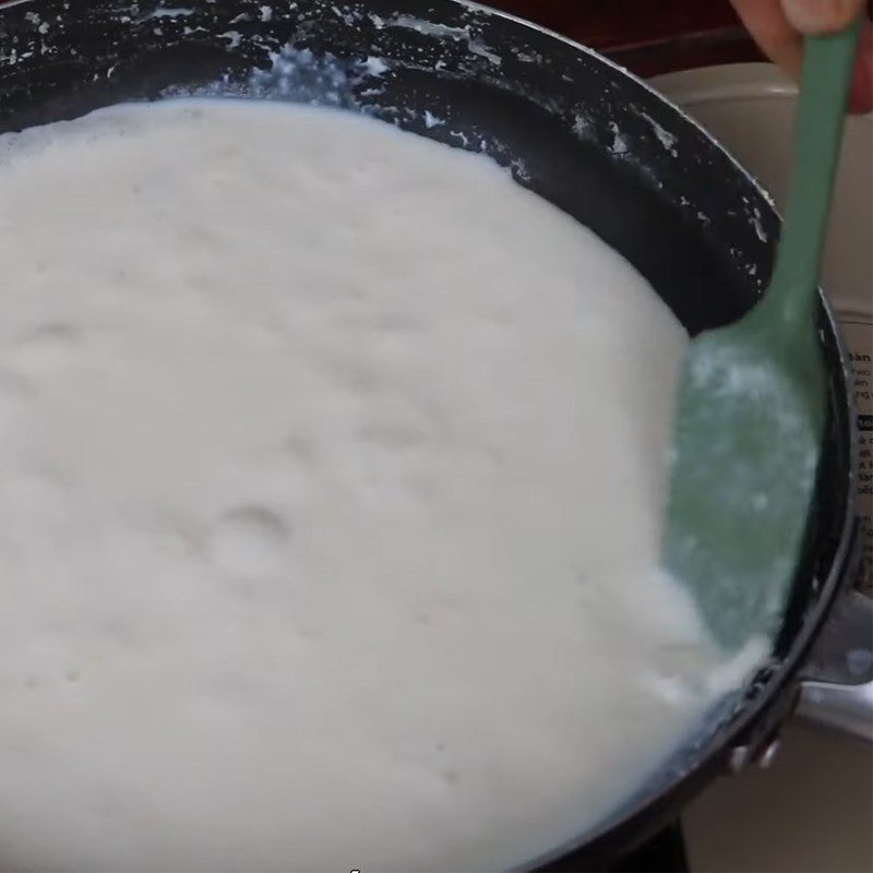 Step 1 Boil the milk Ba Vi Milk Cake