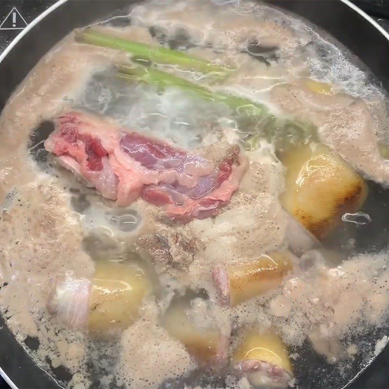 Step 1 Prepare the beef tail and beef Braised Beef Tail with Papaya