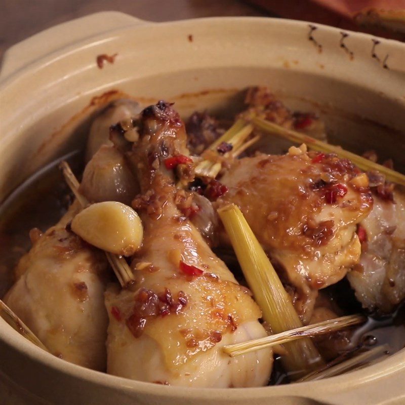 Step 4 Baked Chicken Grilled Chicken with Lemongrass and Chili