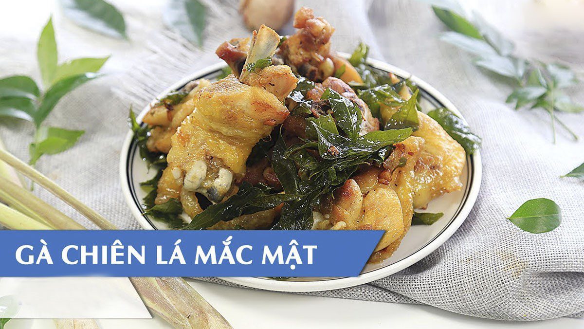 Fried Chicken with Mac Mat Leaves