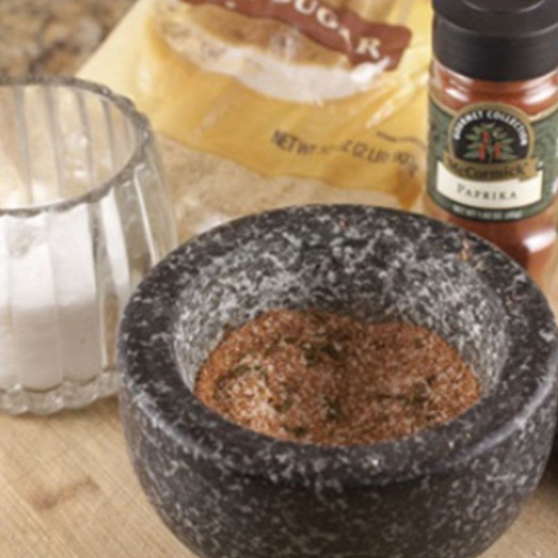 Step 1 Pound the spices for Sweet Potato Snacks