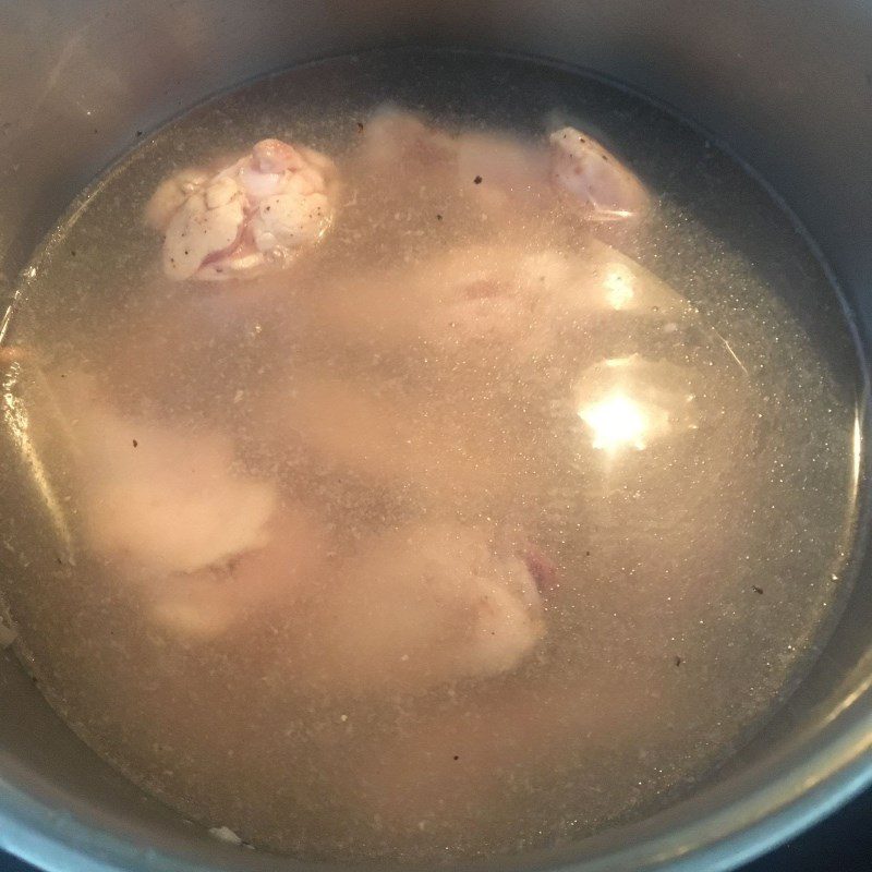 Step 3 Cook the chicken stew with potatoes and carrots Chicken stew with potatoes