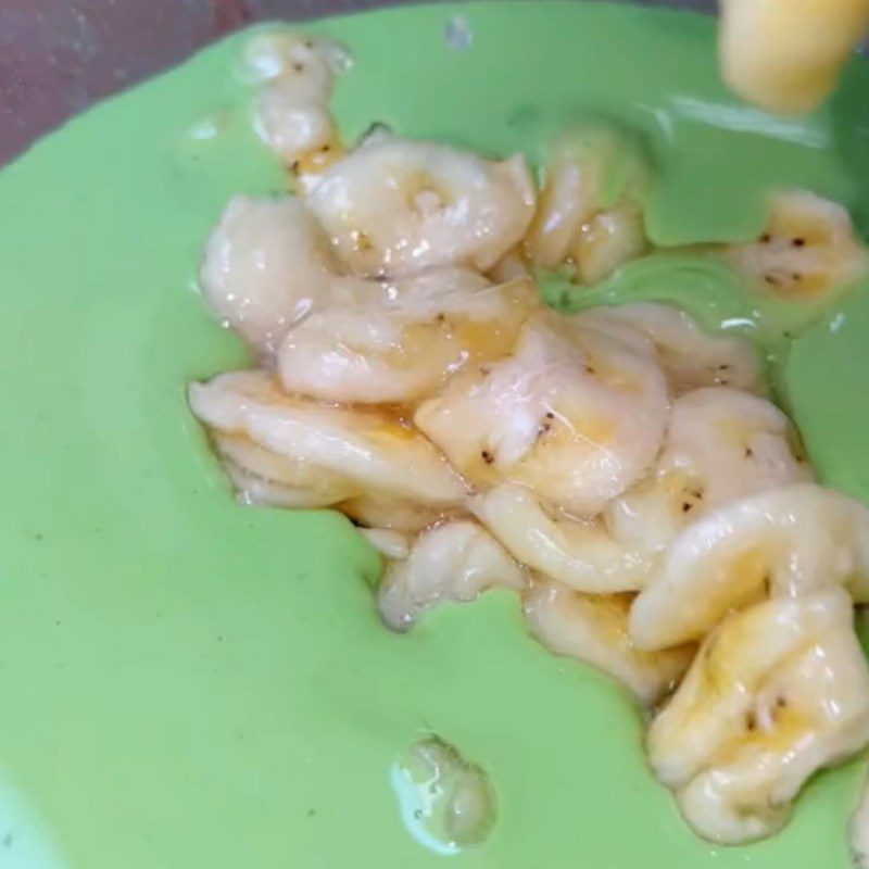 Step 2 Steam the cake Steamed Banana Cake with Pandan and Coconut Milk (Recipe shared from Tiktok Cook with TasteVN)