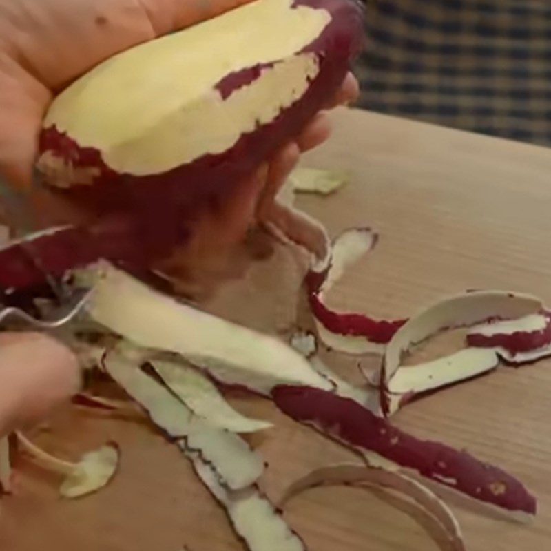Step 1 Steam the sweet potato How to make Baked Sweet Potato Cake