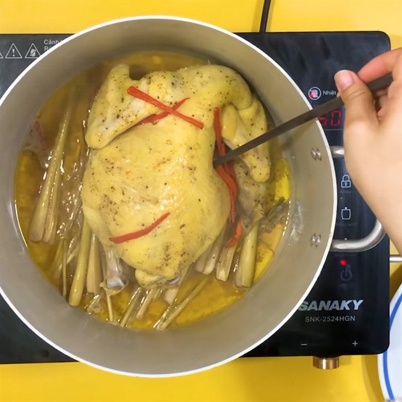 Step 4 Steamed Chicken Beer Steamed Chicken