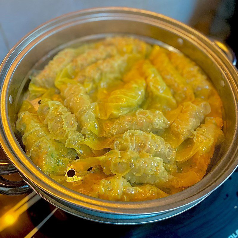 Step 2 Steaming dumplings Shrimp dumplings