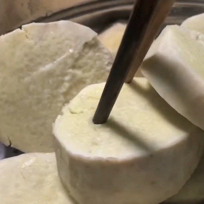 Step 2 Steam and Blend Taro for Taro Coconut Milk
