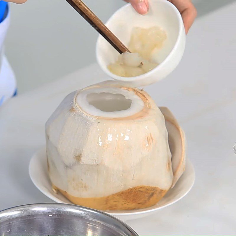 Step 4 Finishing the Coconut Taro Dessert