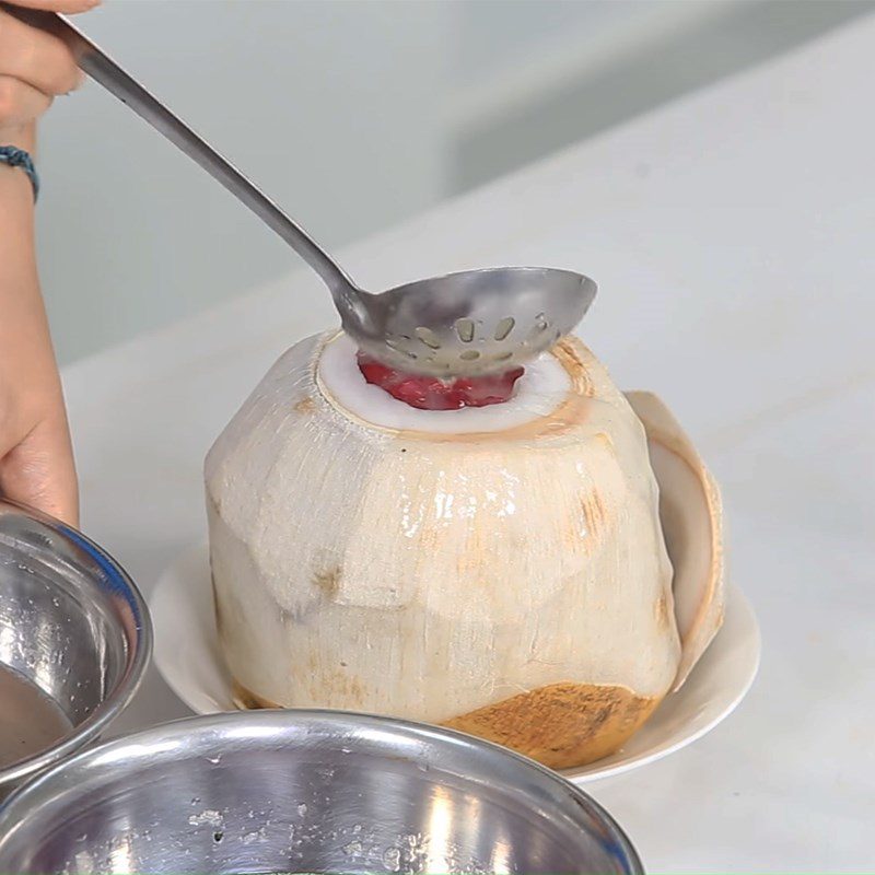 Step 4 Finishing the Coconut Taro Dessert