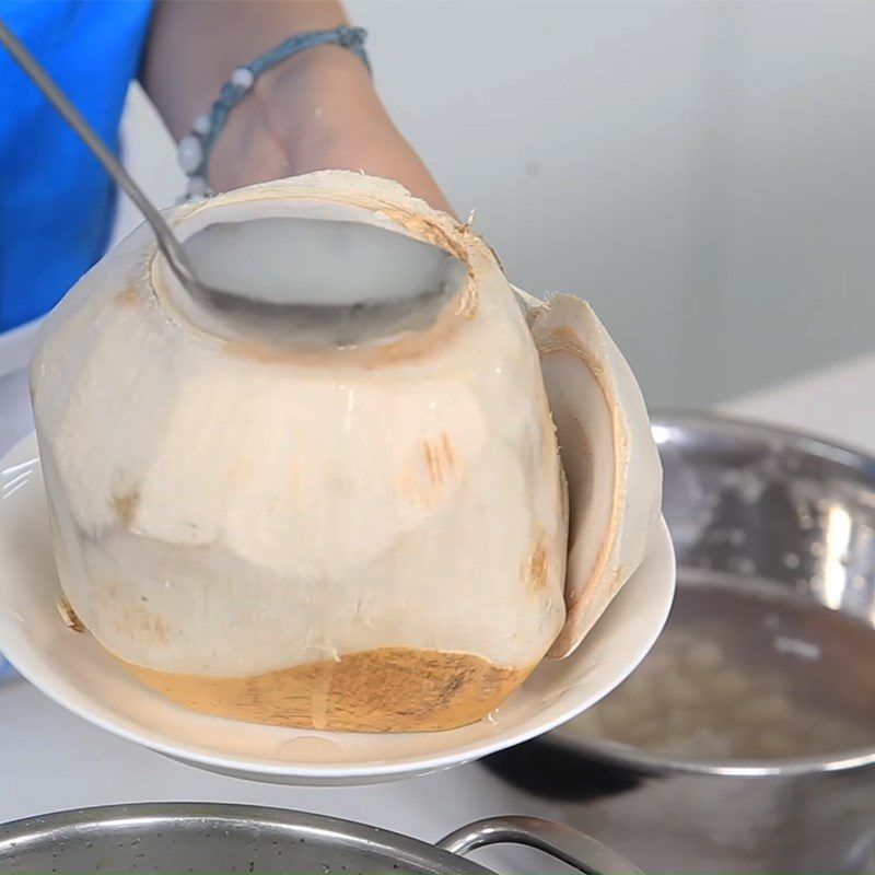 Step 4 Finishing the Coconut Taro Dessert