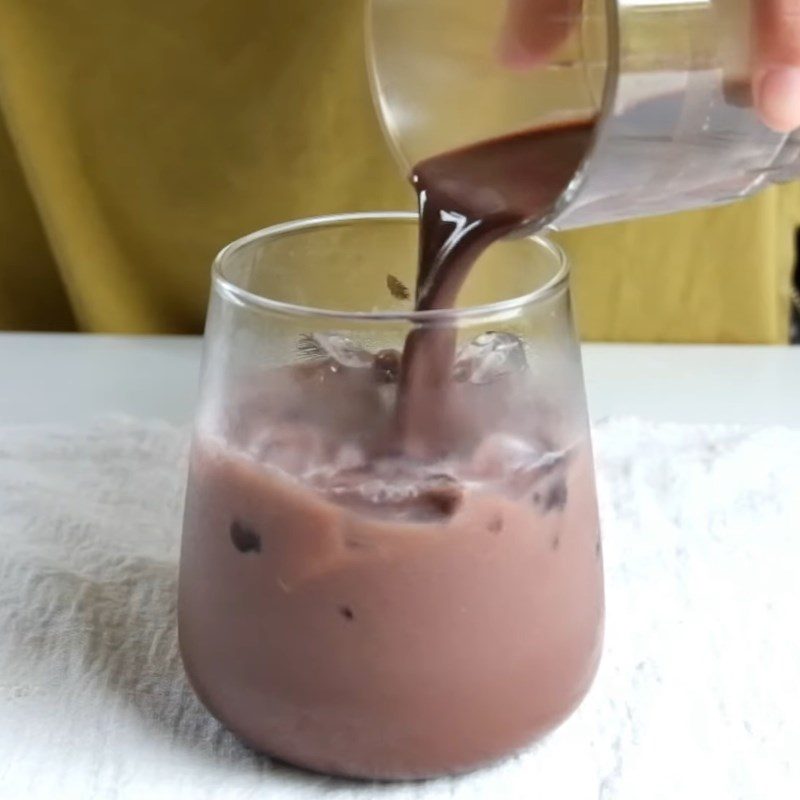 Step 3 Completion Iced cocoa milk