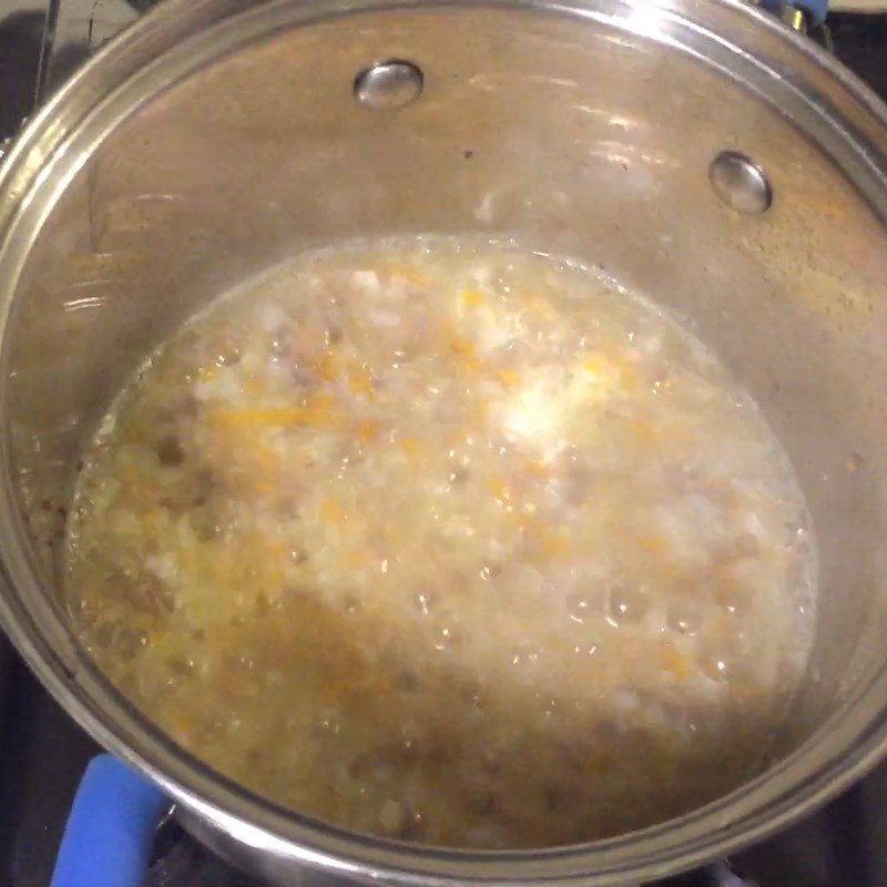 Step 7 Completion Beef potato porridge