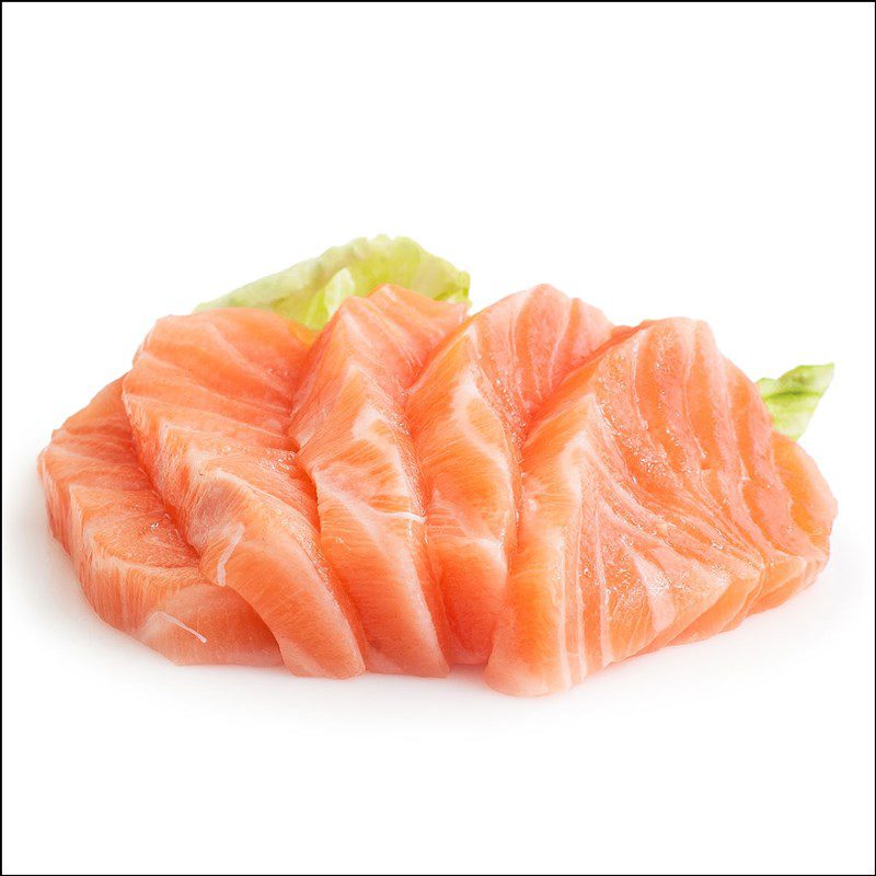 Step 4 Completion Salmon Sashimi