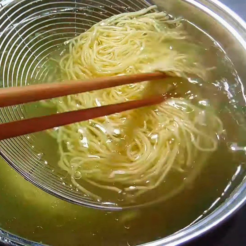 Step 4 Completion of beef noodle soup