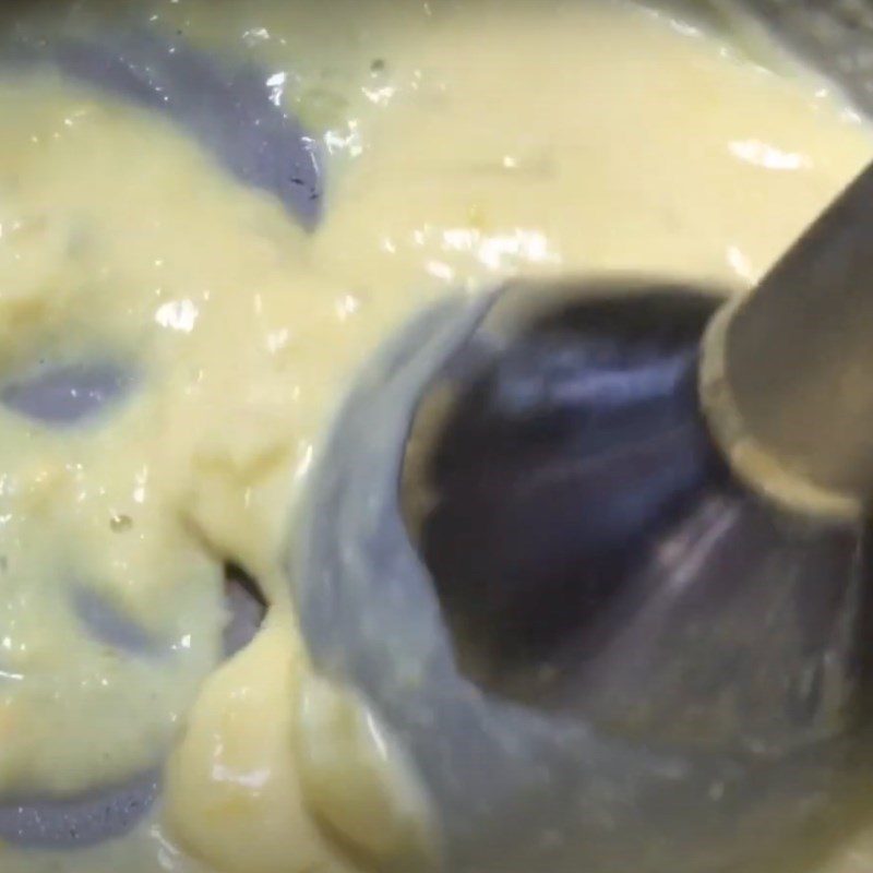 Step 3 Completion Chicken egg sweet potato porridge