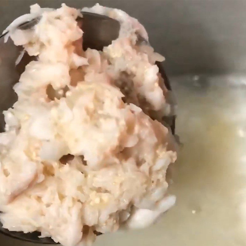 Step 4 Completion of Snakehead Fish Porridge with Sweet Potato