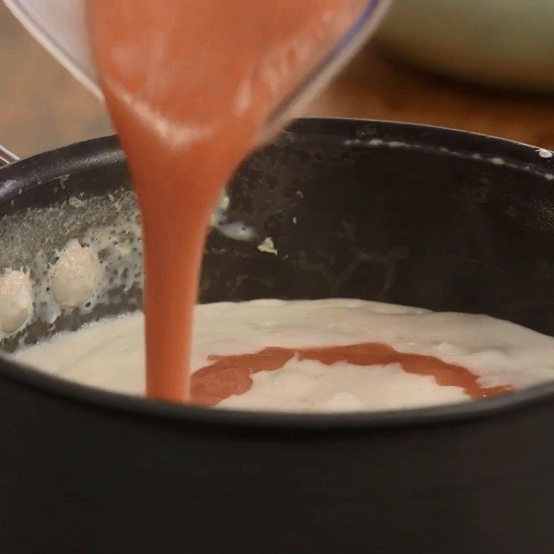 Step 5 Completion Oatmeal strawberry porridge